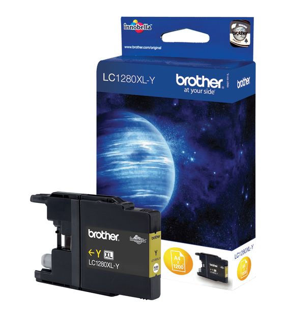 Brother LC-1280XLY originale Druckerpatronen Gelb f&uuml;r 25,49 Euro