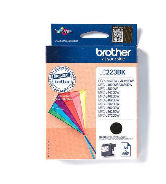 Brother LC-223BK originale Druckerpatronen Schwarz 550 Seiten f&uuml;r 25,49 Euro