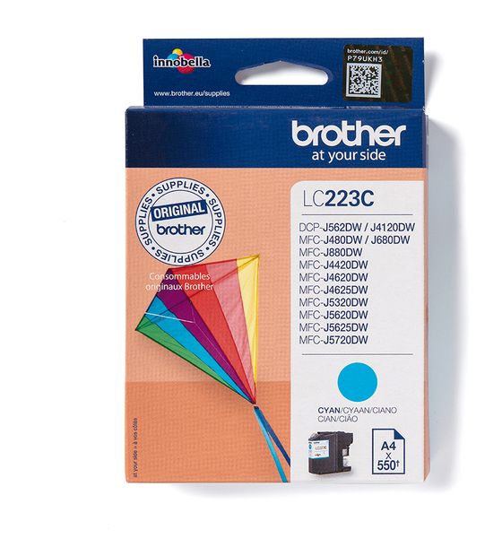 Brother LC-223C originale Druckerpatronen Cyan f&uuml;r 18,49 Euro