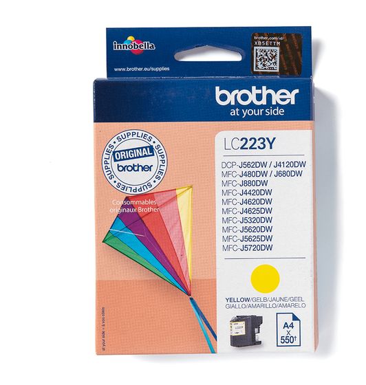 Brother LC-223Y originale Druckerpatronen Gelb f&uuml;r 18,49 Euro