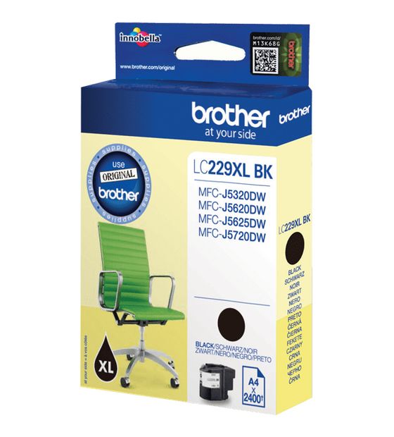 Brother LC-22EY originale Druckerpatronen Schwarz 2400 Seiten f&uuml;r 27,59 Euro