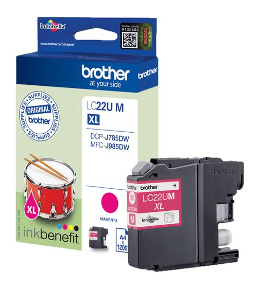 Brother LC-22UM originale Druckerpatronen Magenta f&uuml;r 16,99 Euro