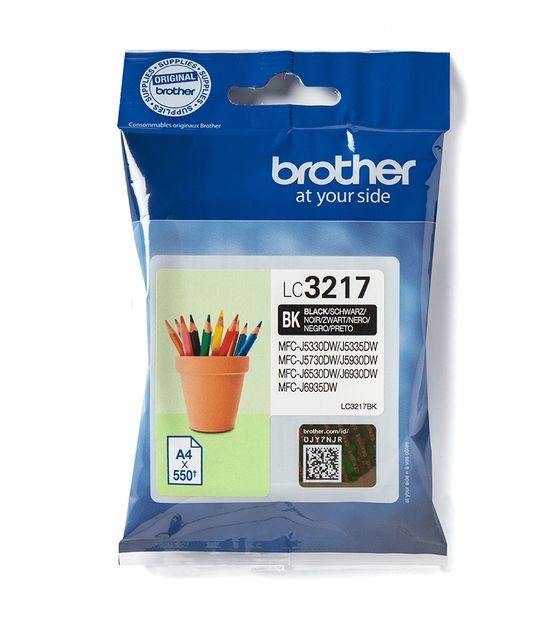 Brother LC-3217BK originale Druckerpatronen Schwarz 550 ml 550 Seiten f&uuml;r 22,99 Euro