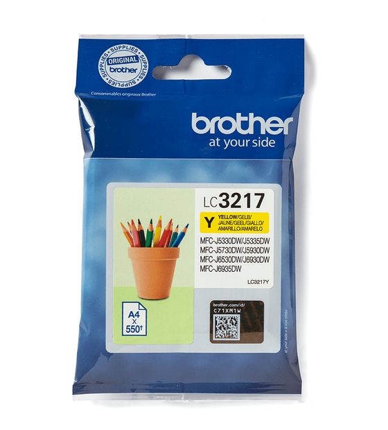 Brother LC-3217Y originale Druckerpatronen Gelb f&uuml;r 18,49 Euro