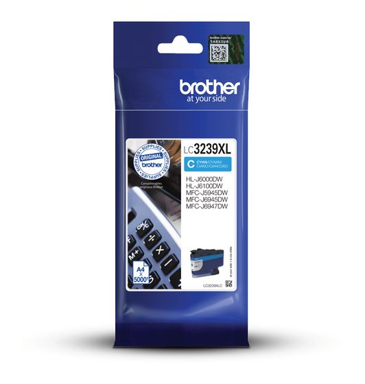 Brother LC-3239XLC originale Druckerpatronen Cyan f&uuml;r 68,99 Euro