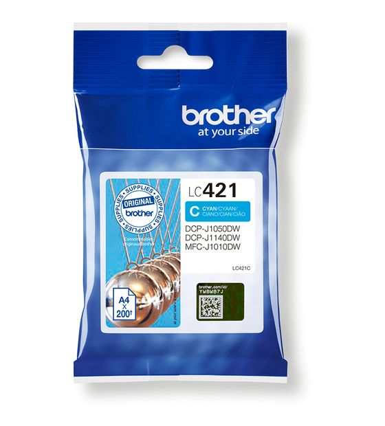 Brother LC-421C originale Druckerpatronen Cyan f&uuml;r 11,69 Euro