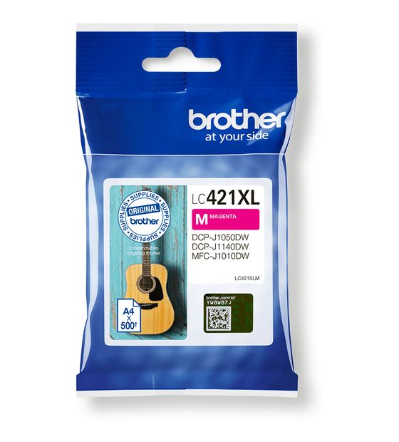 Brother LC-421XLM originale Druckerpatronen Magenta f&uuml;r 20,99 Euro