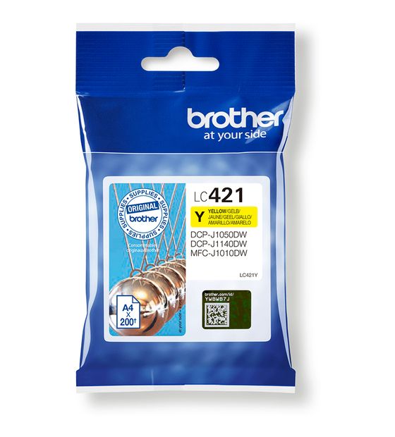 Brother LC-421Y originale Druckerpatronen Gelb f&uuml;r 11,69 Euro