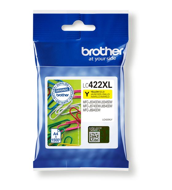Brother LC-422XLY originale Druckerpatronen Gelb f&uuml;r 31,99 Euro