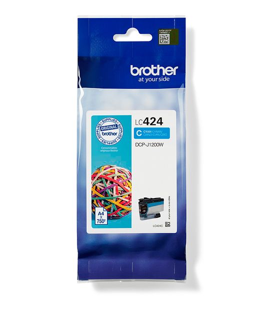 Brother LC-424C originale Druckerpatronen Cyan f&uuml;r 18,99 Euro