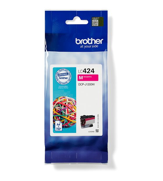 Brother LC-424M originale Druckerpatronen Magenta f&uuml;r 18,99 Euro