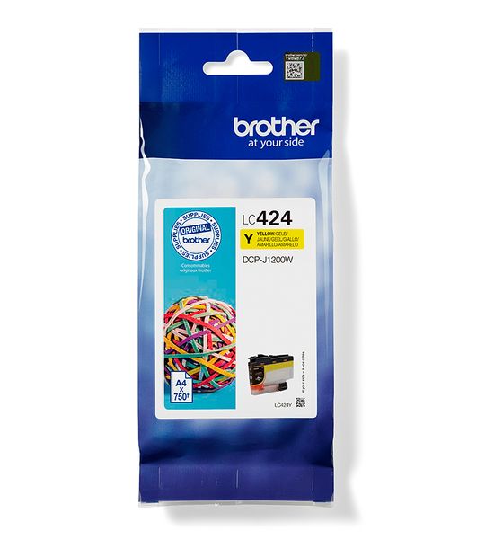 Brother LC-424Y originale Druckerpatronen Gelb f&uuml;r 18,99 Euro