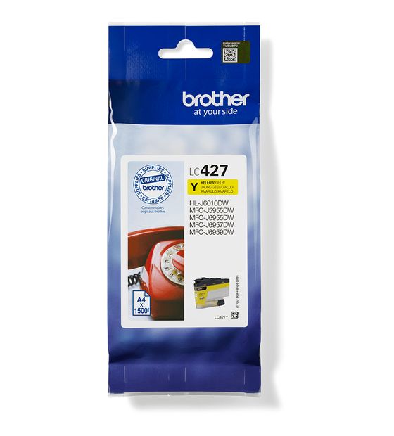 Brother LC-427Y originale Druckerpatronen Gelb f&uuml;r 32,99 Euro