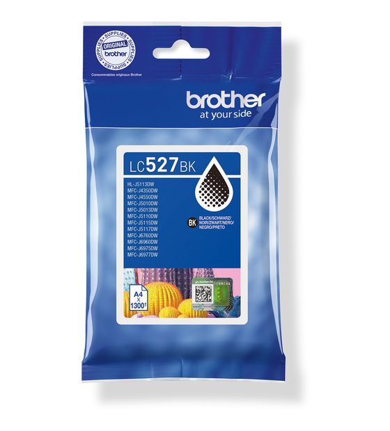 Brother LC-527BK originale Druckerpatronen Schwarz 1300 Seiten f&uuml;r 31,99 Euro