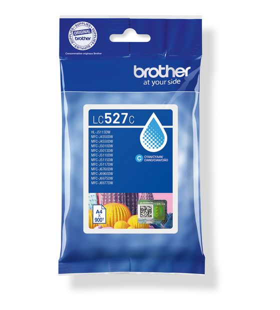 Brother LC-527C originale Druckerpatronen Cyan f&uuml;r 25,49 Euro