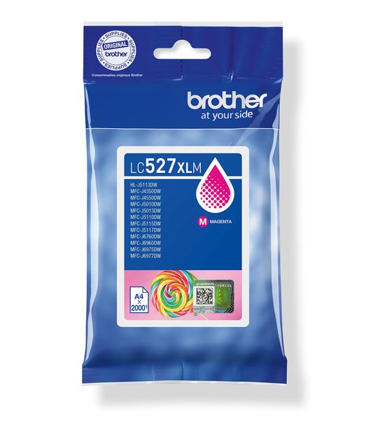 Brother LC-527XLM originale Druckerpatronen Magenta f&uuml;r 37,49 Euro