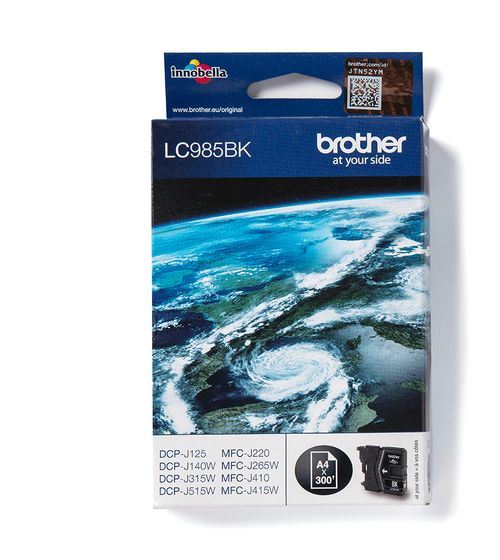 Brother LC-985BK originale Druckerpatronen Schwarz 300 Seiten f&uuml;r 22,49 Euro