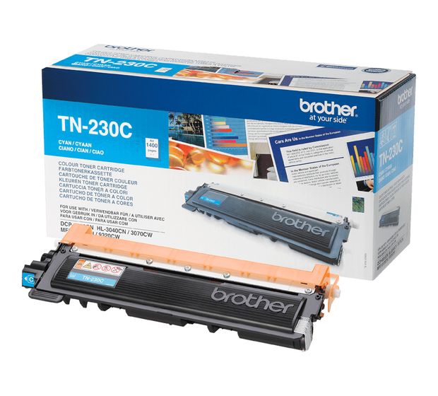 Brother TN-230C originale Druckerpatronen Cyan f&uuml;r 77,99 Euro
