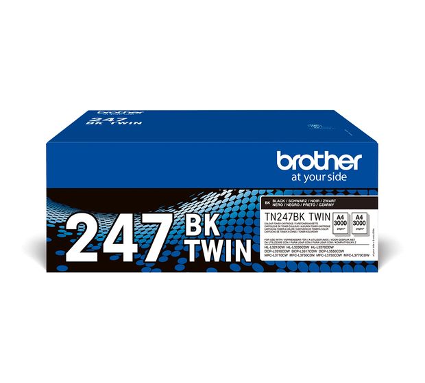 Brother TN-247BKTWIN originale Druckerpatronen Schwarz f&uuml;r 187,99 Euro