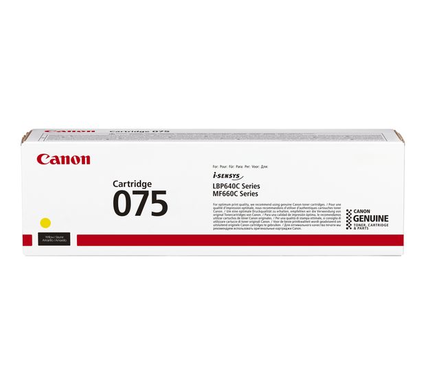 Canon 075 originale Druckerpatronen Gelb f&uuml;r 81,99 Euro