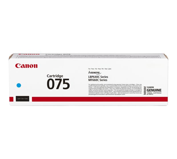 Canon 075 originale Druckerpatronen Cyan f&uuml;r 81,99 Euro