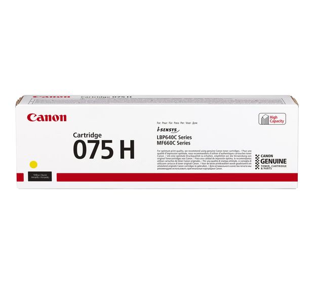 Canon 075H originale Druckerpatronen Gelb f&uuml;r 116,99 Euro