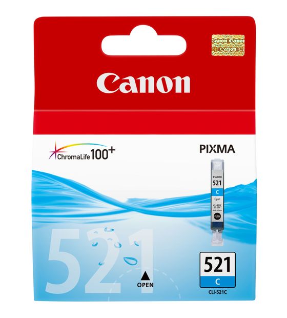 Canon CLI-521C originale Druckerpatronen Cyan f&uuml;r 14,99 Euro