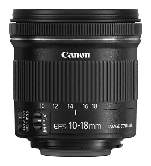 Canon EF-S 10-18mm f/4.5-5.6 IS STM Objektiv f&uuml;r 268,99 Euro