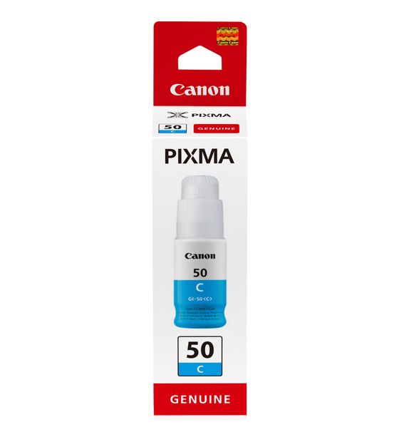 Canon GI-50C originale Druckerpatronen Cyan 7700 Seiten f&uuml;r 9,99 Euro