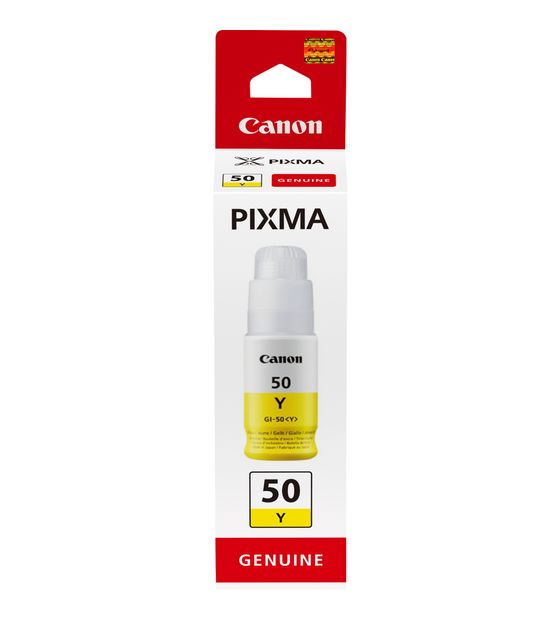 Canon GI-50Y originale Druckerpatronen Gelb 7700 Seiten f&uuml;r 9,99 Euro