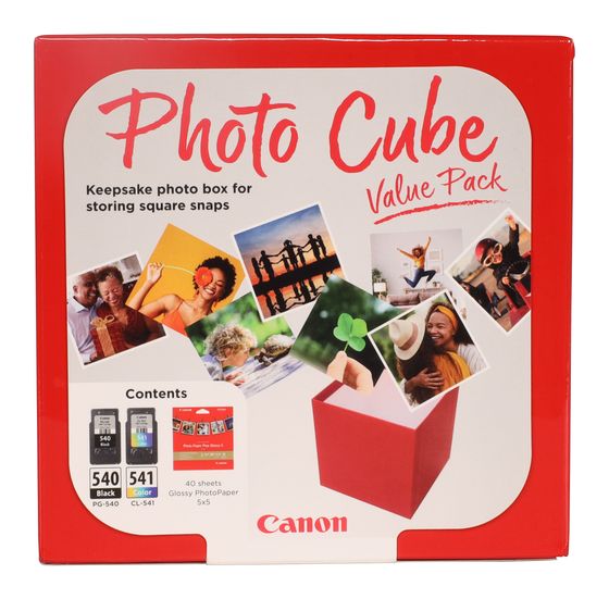 Canon PG-540/CL-541 Photo Cube Value Pack originale Druckerpatronen Schwarz, Cyan, Magenta, Gelb f&uuml;r 54,49 Euro