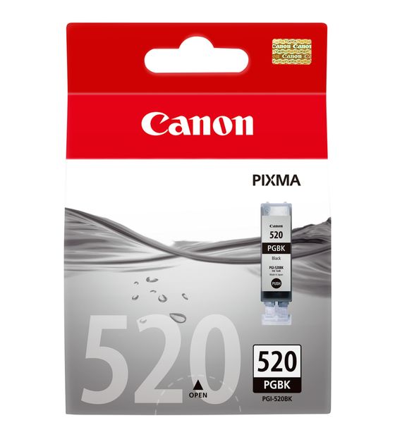 Canon PGI-520BK originale Druckerpatronen Foto schwarz 341 Seiten f&uuml;r 16,99 Euro