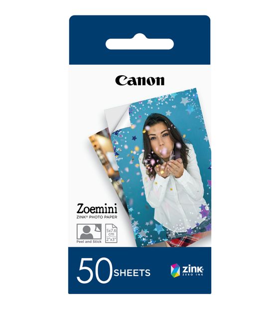 Canon ZINK™ 5 x 7,5 cm Fotopapier mit 50 Blatt f&uuml;r 26,99 Euro