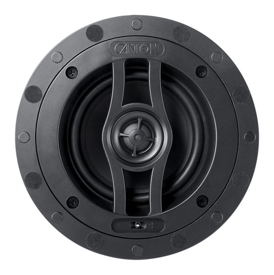 Canton InCeiling P4-16 50 W 2-Wege Lautsprecher  (Schwarz) f&uuml;r 600,00 Euro
