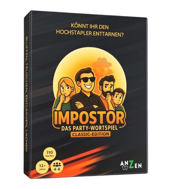 Carletto Impostor - Das Party-Wortspiel - Classic-Edition Kartenspiel bis zu 6 Spielern ab 12 Jahr(e) f&uuml;r 17,99 Euro