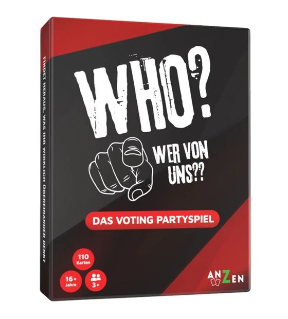 Carletto WHO? Wer von uns? - Das Voting Partyspiel Brettspiel ab 16 Jahr(e) f&uuml;r 17,99 Euro