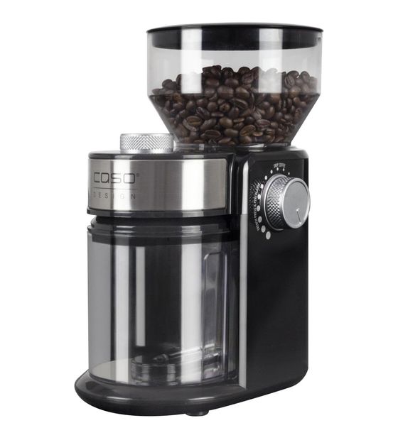 Caso 1833 Barista Crema Kaffeemühle für 190 g 150 W (Schwarz, Edelstahl, Transparent) f&uuml;r 35,99 Euro