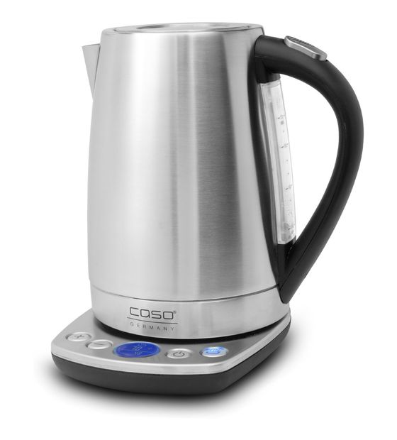 Caso 1870 WK2200 1,7 l Wasserkocher 2200 W  (Schwarz, Edelstahl) f&uuml;r 54,99 Euro