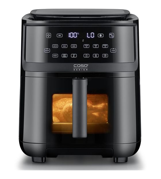 Caso AirFry & Steam 700 Heißluftfritteuse 7 l 1700 W  (Schwarz) f&uuml;r 139,99 Euro