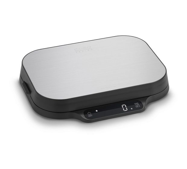 Caso Kitchen Duo Elektronische Küchenwaage bis 15 kg Genauigkeit 0,1 g  (Schwarz, Edelstahl) f&uuml;r 36,99 Euro