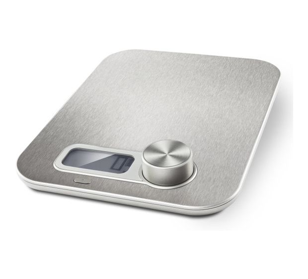 Caso Kitchen Energy Elektronische Küchenwaage bis 5 kg Genauigkeit 1 g  (Edelstahl) f&uuml;r 26,99 Euro