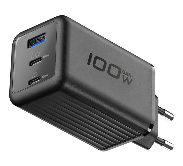 Cellular Line ACH GaN+ 3 Anschlüsse 100W f&uuml;r 49,99 Euro
