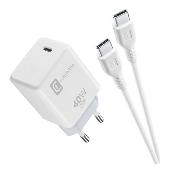 Cellular Line ACH USB-C 40W Kit f&uuml;r 29,99 Euro