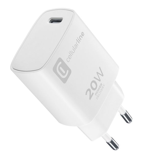 Cellular Line APPLE MAINS CHARGER 20W SMALL WHITE f&uuml;r 14,99 Euro