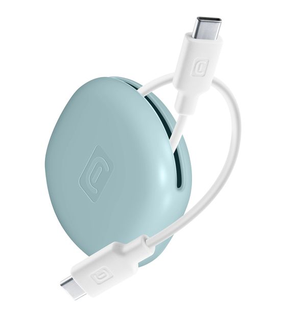Cellular Line Bag Cable Stecker USB C auf USB C bis 60 W 1 m  (Weiß) f&uuml;r 18,99 Euro