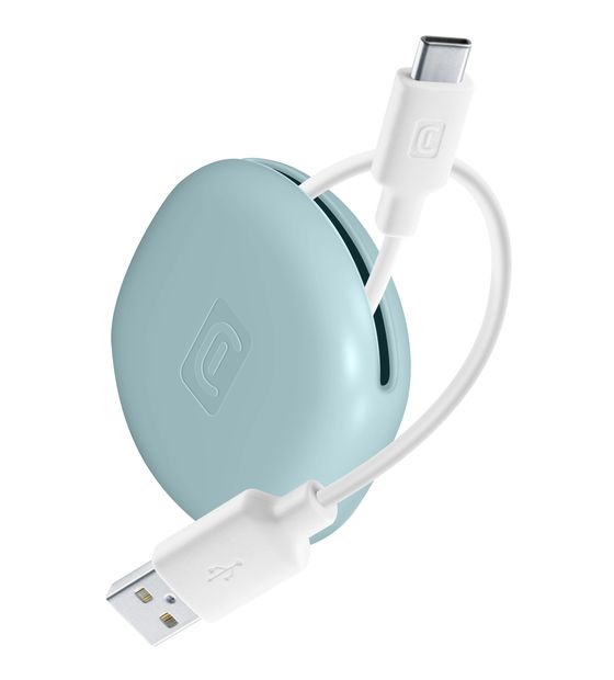 Cellular Line Bag Cable Stecker USB A auf USB C 1 m  (Schwarz) f&uuml;r 15,99 Euro