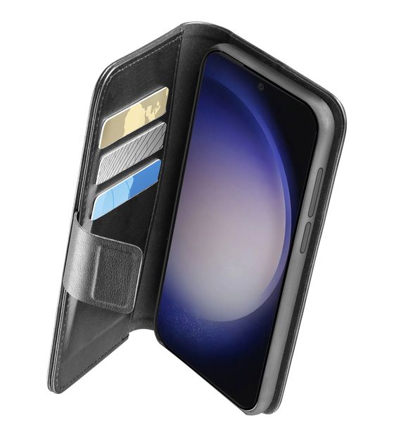 Cellular Line Book Agenda Folio für Samsung Galaxy S24  (Schwarz) f&uuml;r 25,49 Euro