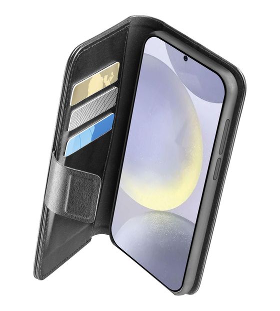 Cellular Line Book Agenda Folio für Samsung Galaxy S25+  (Schwarz) f&uuml;r 25,49 Euro