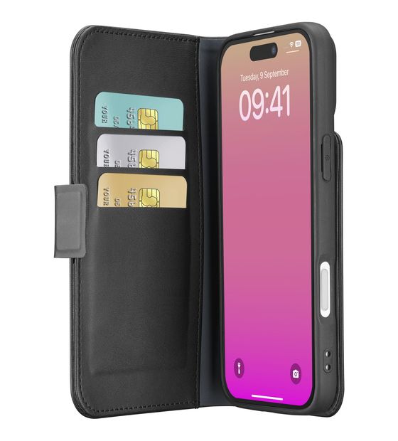 Cellular Line Book Agenda Folio für Apple iPhone 17  (Schwarz) f&uuml;r 25,49 Euro