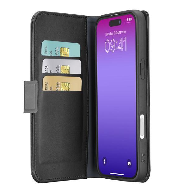 Cellular Line Book Agenda Folio für Apple iPhone 17 Pro  (Schwarz) f&uuml;r 25,49 Euro
